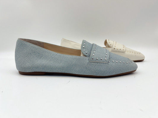 Yuvarlak Topuk Flat Loafer ayakkabıları Tüm Mevsimler Kadınlar için