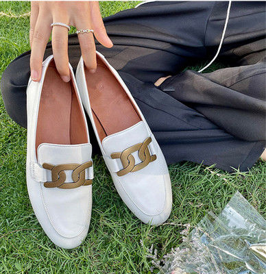 Özel Klasik Loafer Ayakkabıları Yuvarlak Ayak Parmağı Slip On Kapatma Tipi
