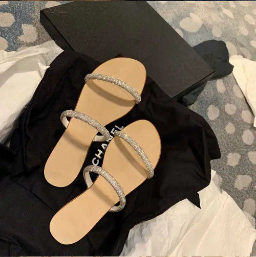 Özel Kadınlar Flat Sandal Yazlık Bağlama Şeritli Kapama Tipi