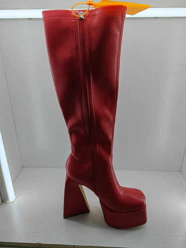 Mid Calf Comfortable Ladies Boot Shoes With Rubber Outsole For Versatile Casual Wear (Çok yönlü sıradan giyim için)